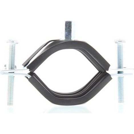 Staffa di supporto per pali metallici tondi diametro 40-60 mm set da 5 pezzi