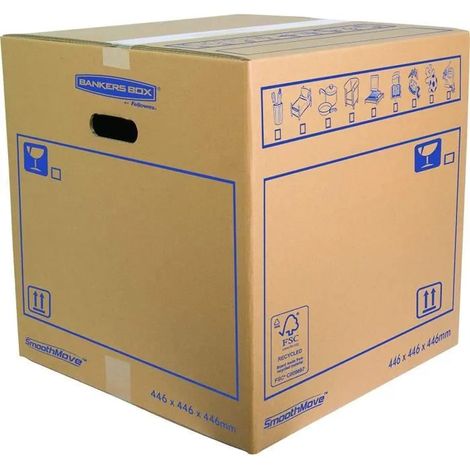 Scatola per trasloco Fellowes smoothmove doppia parete 36x55 cm (1/2)