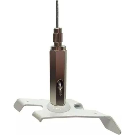 Kit de suspension pour Rails Triphasés - Blanc - SILAMP