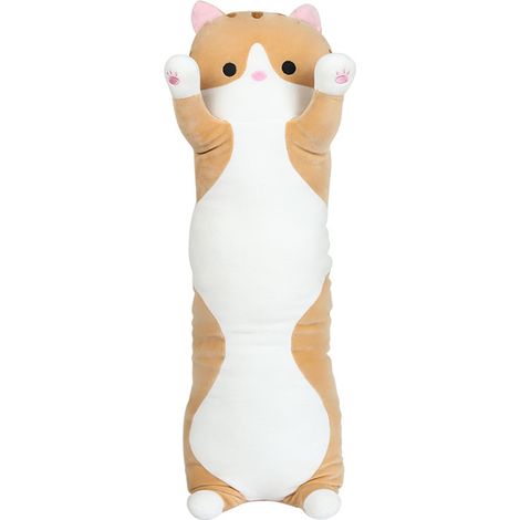 Peluche chat mignon coussin anti-stress - Cadeau pour enfant ou petite amie (1/5)