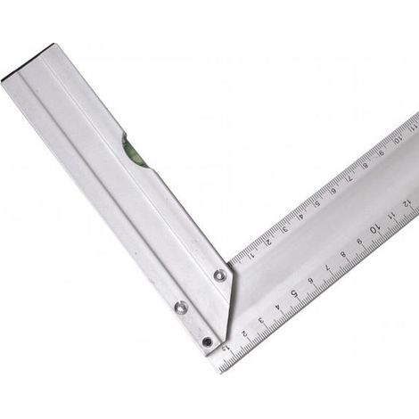 Equerre de menuisier 250 mm avec bulle (1/2)