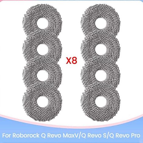 Lingettes de rechange compatibles avec les balais Q MaxV/QS/Q Pro, pièces détachées, paquets de lingettes de rechange lavables en microfibre (1/5)