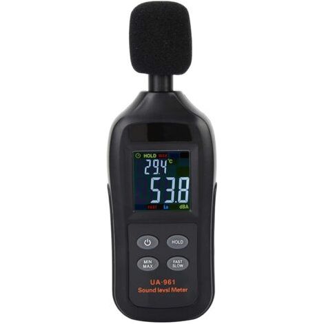 Digital Noise Tester Sound Meter Data Hold Function Decibel Meter Handheld for Frequency Analyzer Range 35dB to 135dB (1/5)