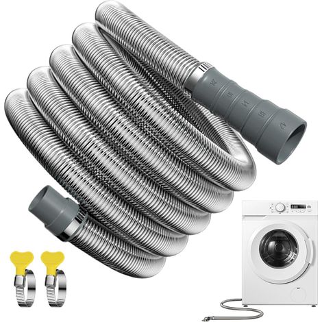 Tuyau D'Évacuation Des Eaux Usées Avec Adaptateur Réglable - Flexible D'Évacuation Camping-Car - Pour Camping Jardin Extérieur Fosse Septique Remorque (1/4)