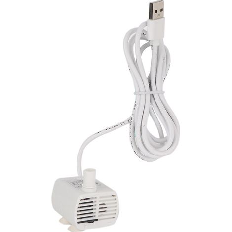 Mini pompe USB submersible pour aquarium et distributeur d'eau pour animaux (1/5)