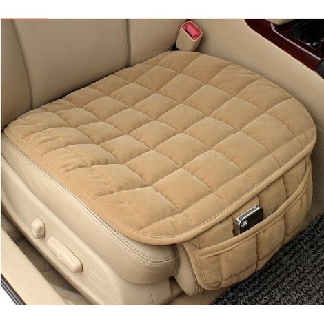 1 tapis de sol avant de voiture (beige), simple et confortable, antidérapant et résistant. (1/5)