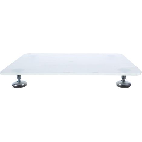 Planche de Nivellement Réglable Surface Blanche Précise en Acrylique Conception DIY pour Table Stable pour Espaces de Travail et Zones D'étude (1/5)