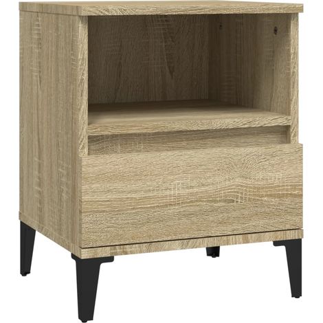 Maison Exclusive - Nachttisch Sonoma-Eiche 40x35x50 cm