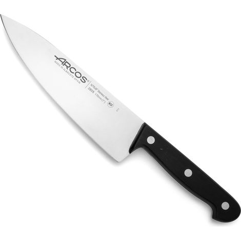 Kochmesser Arcos Universal 280504 aus Nitrumstahl, mit Mango aus Polyoxymethylen und 17,5 cm Klinge im Koffer (1/5)