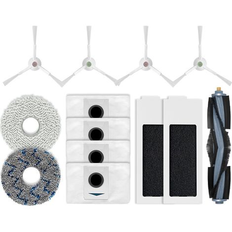 Suitable for Ecovacs robot vacuum cleaner accessories, specifically for the T20 Pro Plus, including main brush/filter/mop/dust bag/roller brush. (1/5)