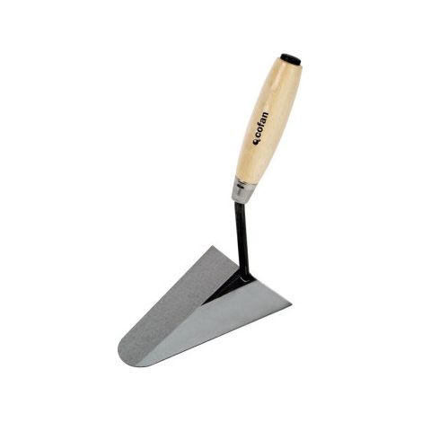 Paleta forjada modelo Catalana con mango de madera y 160 mm de longitud 09517020