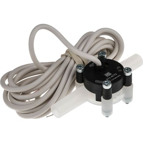 Débitmètre RS PRO pour Liquides, 0,6 l/min à 10 l/min, raccord 3/8 pouce enfichable ( Prix pour 1 ) (1/4)