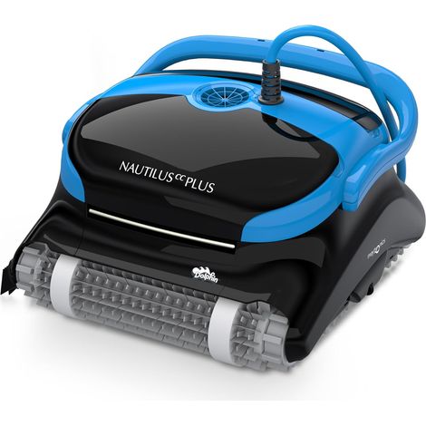 1 robot piscine, nettoyage fond et parois, programmateur intelligent, double filtration, brossage actif, pour piscine hors sol 12m (1/5)