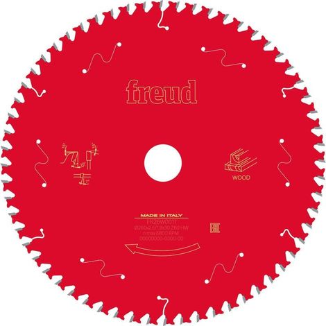 Freud F03FS09782 260mm x 30mm x 60T Wood Table Saw Blade