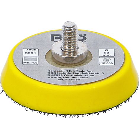 BGS plato de velcro para art. 3291 Ø 50 mm - 3291-50 (1/4)