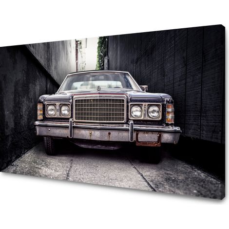 Leinwanddruck Vintage Oldtimer 80x50 cm