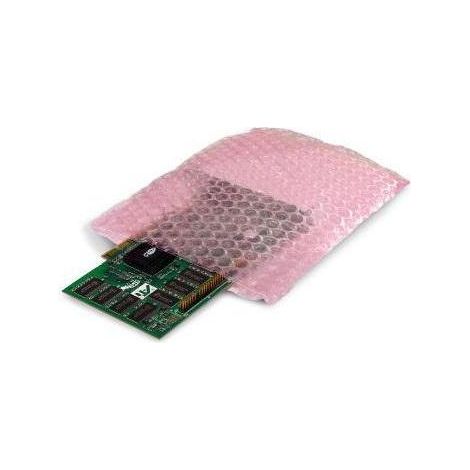 Luftpolsterbeutel antistatisch Maße 150x200mm Stärke 100µ rosa Noppen auf Außenseite /Krt.