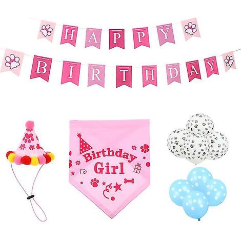 1 set Fête d'anniversaire pour chien (1/3)