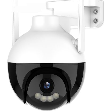 Caméra de sécurité à Domicile Caméra IP 8MP PTZ 4K H.265 caméra PTZ extérieure AI détection Humaine caméra de Surveillance vidéo caméra de vidéosurveillance de sécurité 4MP(2K 4MP with 32G SD) (1/5)