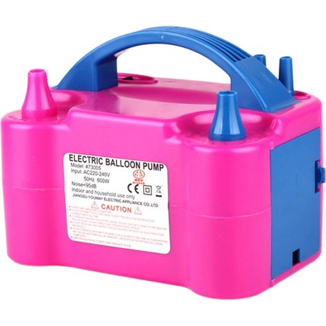 Gonfleur Électrique De Ballons - Deux Buses D'air - Modes Automatique Et Semi-automatique - Pour Fêtes Et Mariages - 1 Pièce (1/5)