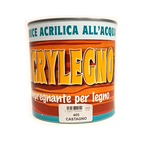 Peinture acrylique d&039impr&eacutegnation Acrylegno 405 Ch&acirctaignier 750ml bois ext&eacuterieur int&eacuterieur - Maxi