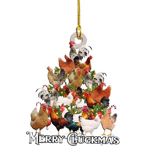 Pendentif Acrylique - Décoration Arbre De Noël Intérieur Extérieur - Ornement Accroche Pour Arbre De Noël - Lot De 1 (1/5)