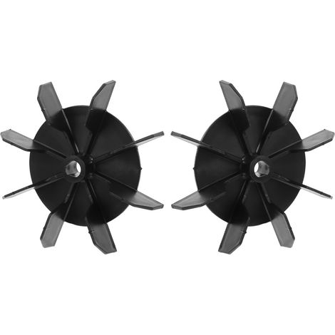 Ventilateur de Compresseur D'air Accessoires Faciles à Remplacer 2pcs Axe 14mm, Diamètre Extérieur 150mm Vacances pour Petits Compresseurs (1/5)