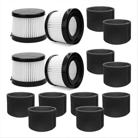 Filtre DCV501HB x4 pour perceuse 20V, pièce DCV5011H, avec 10 mousses filtrantes (1/5)