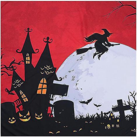 tapisserie imprimée pour décoration d'Halloween