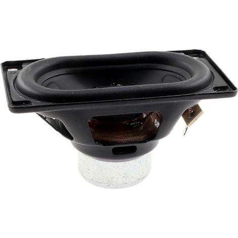 Rechteckiger Lautsprecher 20 W 4 Ω, 80 x 45 mm, Innenmagnet, für Bluetooth 6/5 Lautsprecher.