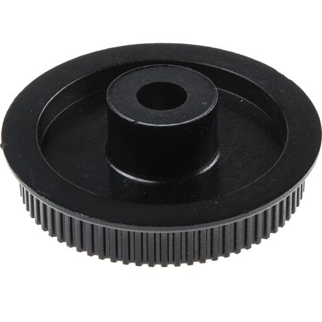 Poulie pour courroie crantée en PC renforcé de fibre de verre 72 dents , pas de 2mm, alésage 8mm ( Prix pour 1 )