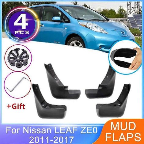 4x Kotflügel vorne und hinten für Nissan LEAF ZE0 AZE0 MK1 20112017, neue Radlaufschutz-Schmutzfänger, Kotflügel-Spritzschutz, Autozubehör