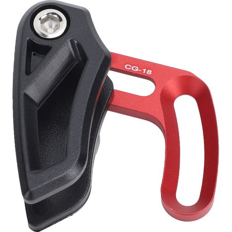 Guide de Chaîne pour VTT en Alliage d'Aluminium, Disque à Dents Positives/Négatives pour Transmission 1X 26T-36T, Rouge (1/5)