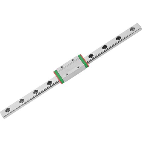 Rail de guidage linéaire miniature LML9H 200 mm, bloc coulissant de 9 mm de largeur (1/5)