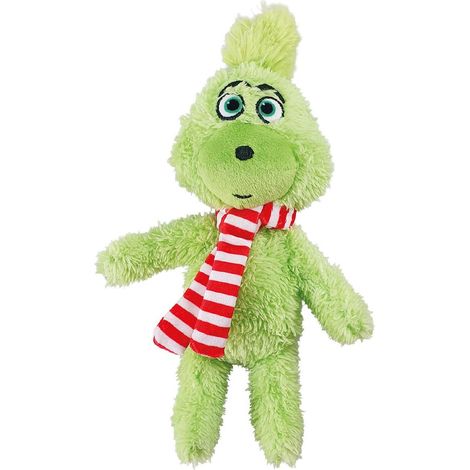 Nobby – Jouet en peluche pour chien Grimo L de Noël – Vert avec écharpe, 42 cm