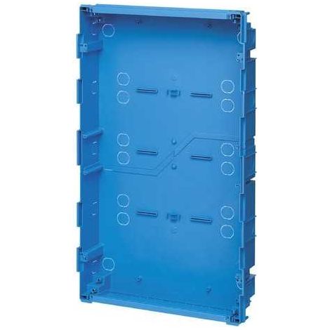 V53372 Caja empotrada para central de estética 72M Azul