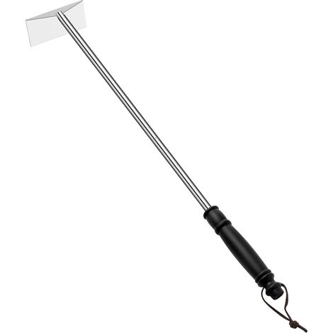Barbecue Charbon Bois Pelle à Cendres Pelle cheminée Poêle Bois Four Pizza Nettoyant Barbecue en Acier Inoxydable Tisonnier Grattoir Outil Nettoyage allongé Accessoires pour fumoir (1/5)