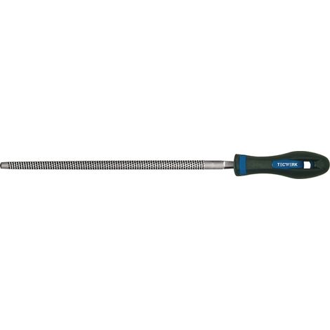 TECWERK Holzraspel DIN 7263 E L.200mm Q.8mm Hieb 2 rd.2K-Ergo TECWERK