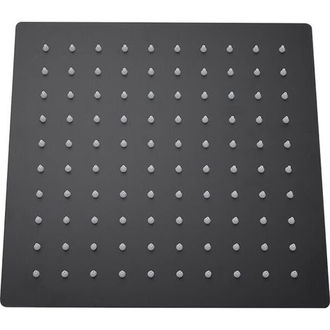 [NEVER USED] Square Stainless Steel Shower Head, 8 inch/20cm Anti Limescale Shower Head - Matte Finish, Square