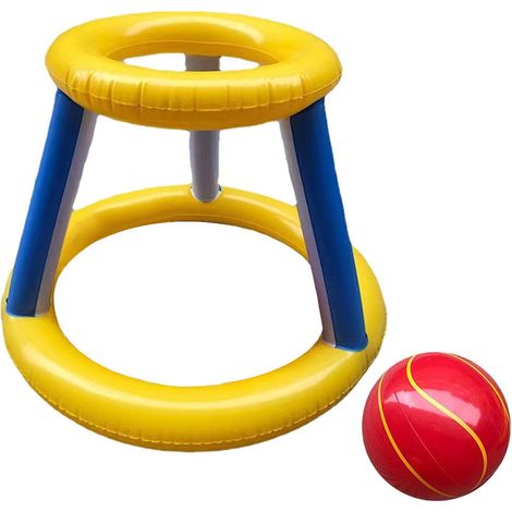 Panier de basket gonflable jeu d'eau pour enfants jeu de lancer de basket pour enfants sport aquatique familial (1/5)