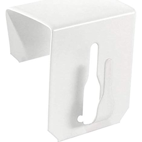 Lot de 10 crochets à clipser pour fenêtre, blanc, adaptables pour profilés de 12 à 20 mm, faciles à poser et sans perçage