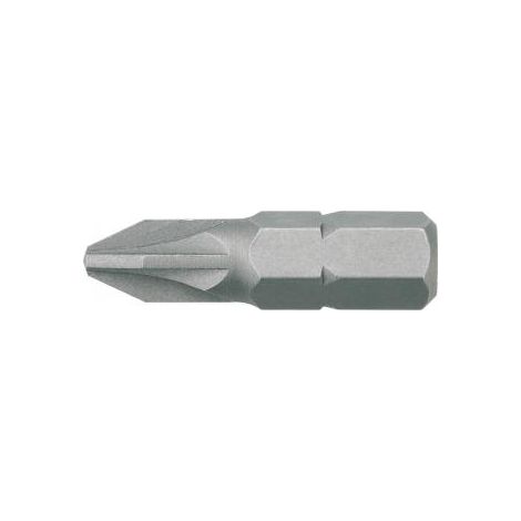 Embout Neo Tools Pz2. 25 mm. Lot de 5. DIN 3126. Acier S2