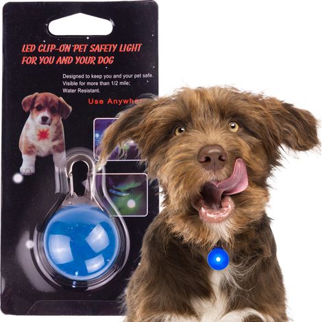 Luz LED localizadora XA126 para collar o arnés de perro (lámpara colgante).