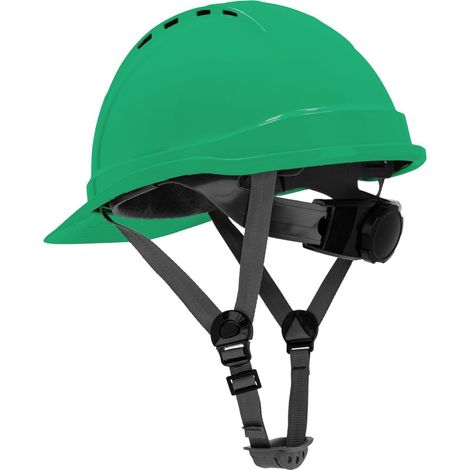 Casque de sécurité lahti-pro vert suspension 6 points (1/3)