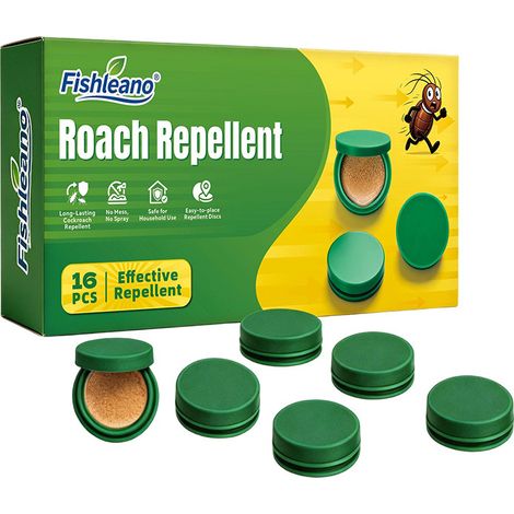 FISHLEANO Répulsif anti-cafards - Nettoyage en profondeur des maisons, dortoirs et cuisines tue et repousse les cafards (1/5)