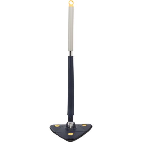 Balai-serpillère triangulaire extensible et rotatif à 360 degrés pour le nettoyage de la maison, de la baignoire, du sol et des murs. (1/5)