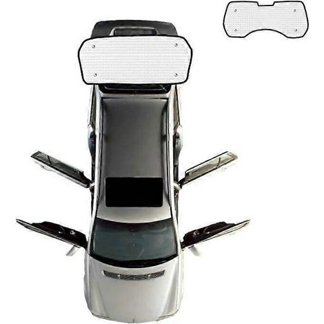 Pare-soleil intégral pour Mitsubishi Pajero 4, Montero, Shogun, V80, V73, V93 (2006-2021) - Accessoires pour pare-brise arrière (V73)