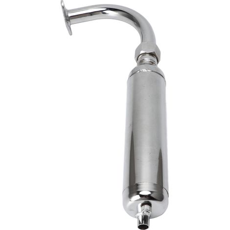Pot d'échappement silencieux pour bicyclette motorisée 49-80cc 2 temps, tuyau de sortie avec amortisseur, tube d'échappement complet, accessoire moteur (1/5)