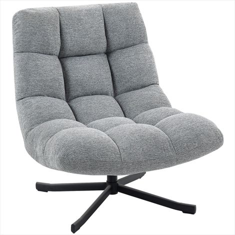 Banc de salle à manger 90 cm Chaise lounge pivotante en chenille (1/5)