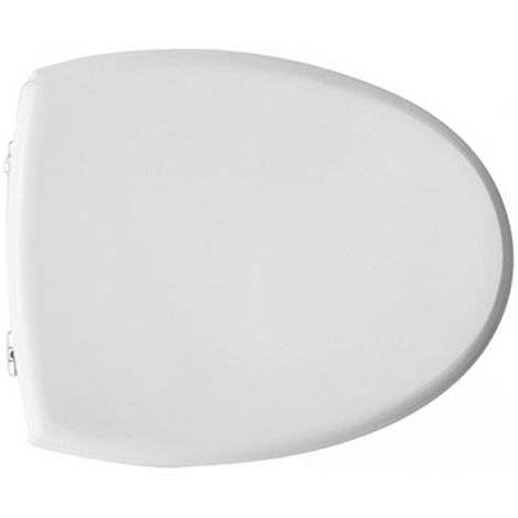 Abattant WC pour WC Simas Lft Abattant WC 44 x 35,7 cm charnie'res fixes et abattant en fonte de bois (1/4)